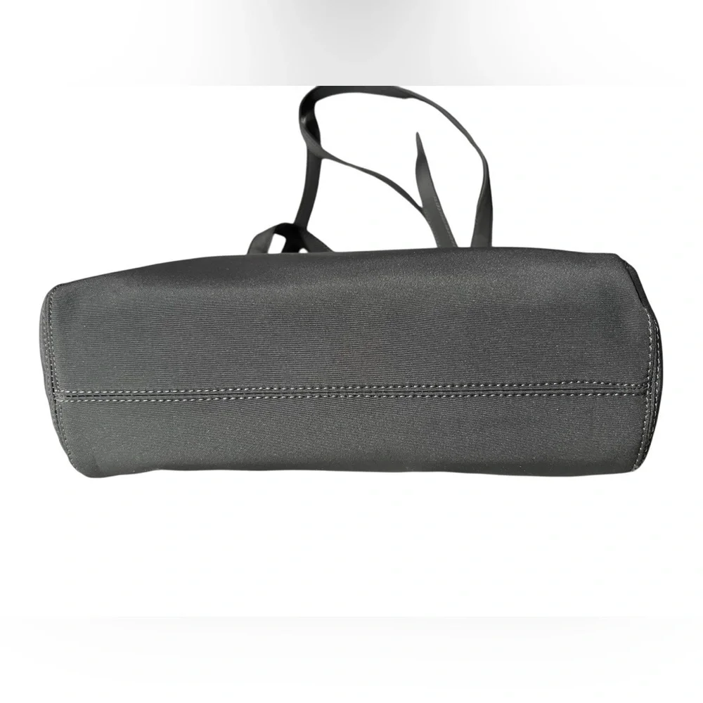 Charcoal Gray Canvas Jones New York Shoulder/Crossbody Bag, NWOT